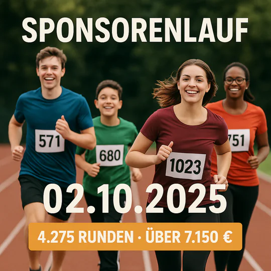 Unser 1. Sponsorenlauf – Wir sagen DANKE!